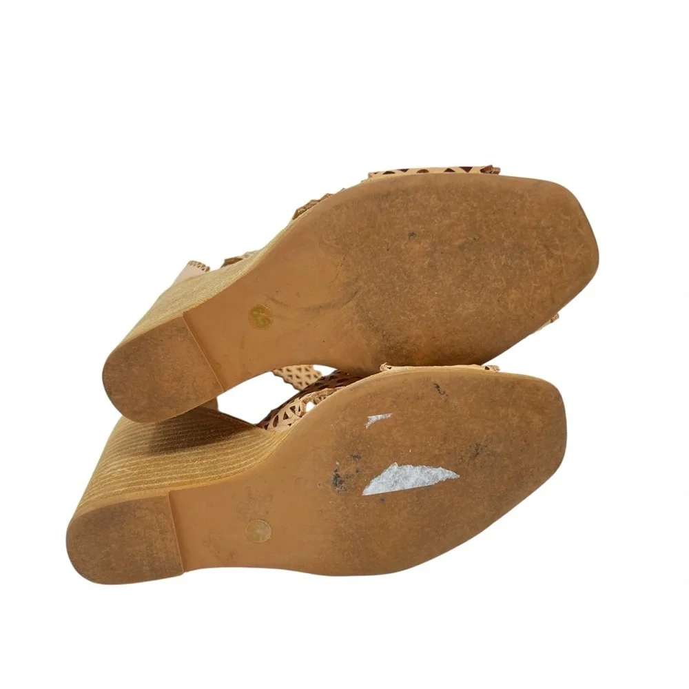 Jeffrey Campbell Camel Cutout Wedges